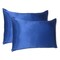 Homeroots 20 x 40 in. Navy Blue Dreamy Silky Satin King Size Pillowcases 387845 - alternate 7